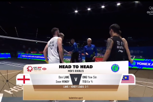 2025年 全英公开赛 R32 男双 本·莱恩&肖恩·文迪[英格兰] vs [马来西亚]王耀新&张御宇