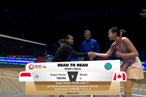 2025年 全英公开赛 R32 女单 格蕾戈丽亚·玛丽斯卡·东宗[印尼] vs [加拿大]李文珊