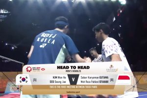 2025年 印尼公开赛 F 男双 金元浩&徐承宰[韩国] vs [印尼]萨巴·卡亚曼·咖塔曼&穆罕默德·利萨·巴列维·伊斯法哈尼