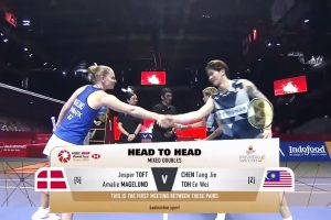 2025年 印尼公开赛 QF 混双 杰斯帕·托夫特&艾米丽·麦格兰德[丹麦] vs [马来西亚]陈堂杰&杜颐沩