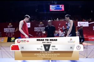 2025年 印尼公开赛 QF 男单 李诗沣[中国] vs [中国台北]周天成