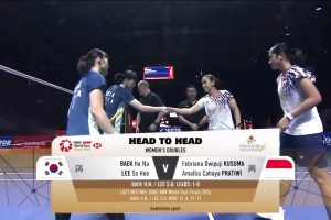 2025年 印尼公开赛 QF 女双 白荷娜&李绍希[韩国] vs [印尼]法布里安娜·德维普吉·库苏马&阿玛莉亚·卡哈亚·普拉蒂维