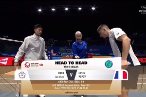 2025年 全英公开赛 R32 男单 周天成[中国台北] vs [法国]克里斯托·波波夫