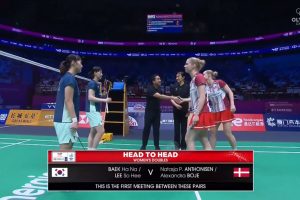 2025年 苏迪曼杯 QF 女双 白荷娜&李绍希[韩国] vs [丹麦]娜塔西亚·安东尼森&亚历山德拉·博尔