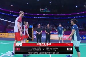 2025年 苏迪曼杯 QF 混双 杰斯帕·托夫特&艾米丽·麦格兰德[丹麦] vs [韩国]徐承宰&蔡侑玎