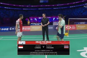 2025年 苏迪曼杯 QF 男单 乔纳坦·克里斯蒂[印尼] vs [泰国]昆拉武特·威提讪