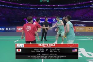 2025年 苏迪曼杯 G 男双 保木卓朗&小林优吾[日本] vs [马来西亚]谢定峰&苏伟译