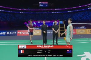 2025年 苏迪曼杯 G 男单 阿诺·梅克尔[法国] vs [澳大利亚]于亚贝