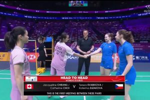 2025年 苏迪曼杯 G 女双 杰奎琳&凯瑟琳[加拿大] vs [捷克]特里萨·斯瓦比科娃&卡特日娜·祖扎科娃