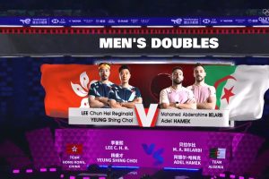 2025年 苏迪曼杯 G 男双 李晋熙&杨盛才[中国香港] vs [阿尔及利亚]贝拉尔比&阿德尔·哈梅克