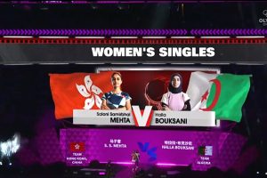 2025年 苏迪曼杯 G 女双 马子雪[中国香港] vs [阿尔及利亚]哈拉拉·布克沙尼