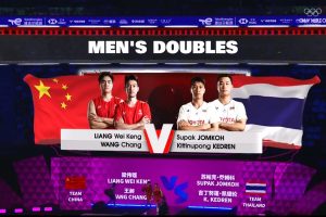2025年 苏迪曼杯 G 男双 梁伟铿&王昶[中国] vs [泰国]苏帕克·乔姆科&吉丁努蓬·凯德伦