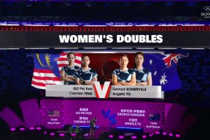 2025年 苏迪曼杯 G 女双 吴佩琪&陈韦妏[马来西亚] vs [澳大利亚]格罗尼亚·萨莫维尔&于亚杰