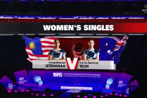 2025年 苏迪曼杯 G 女双 卡鲁帕特万· 蕾莎娜[马来西亚] vs [澳大利亚]张凯淇