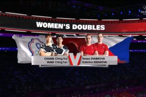 2025年 苏迪曼杯 G 女双 张净惠&杨景惇[中国台北] vs [捷克]特里萨·斯瓦比科娃&卡特日娜·祖扎科娃