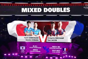 2025年 苏迪曼杯  G 混双 霜上雄一&保原彩夏[日本] vs [法国]格雷瓜尔·德尚&埃尔莎·雅各布