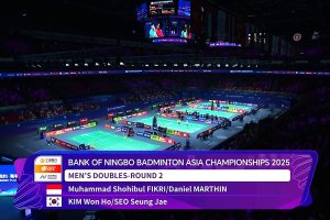2025年 亚洲锦标赛 QF 男双 穆罕默德·肖希布·菲克里&丹尼尔·马丁[印度尼西亚] vs [韩国]金元浩&徐承宰