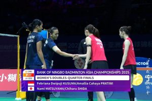 2025年 亚洲锦标赛 QF 女双 法布里安娜·德维普吉·库苏马&阿玛莉亚·卡哈亚·普拉蒂维[印度尼西亚] vs [日本]松山奈未&志田千阳