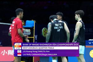2025年 亚洲锦标赛 QF 男双 刘广珩&杨博涵[中国台北] vs [印度尼西亚]里奥·罗利·卡尔南多&巴格斯·毛拉纳