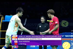 2025年 亚洲锦标赛 QF 男单 奈良冈功大[日本] vs [中国]李诗沣