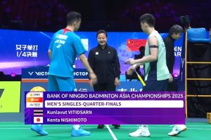 2025年 亚洲锦标赛 QF 男单 昆拉武特·威提讪[泰国] vs [日本]西本拳太