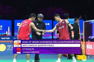 2025年 亚洲锦标赛 QF 男单 陆光祖[中国] vs [印度尼西亚]乔纳坦·克里斯蒂