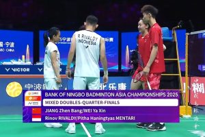 2025年 亚洲锦标赛 QF 混双 蒋振邦&魏雅欣[中国] vs [印度尼西亚]里诺夫·里瓦尔迪&皮塔·哈宁蒂亚斯·门塔里
