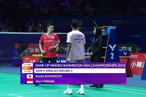2025年 亚洲锦标赛 R32 男单 西本拳太[日本] vs [印度尼西亚]阿尔维·法汉