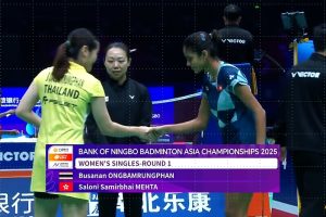 2025年 亚洲锦标赛 R32 女单 布桑南·恩布鲁庞[泰国] vs [中国香港]马子雪