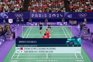 2024年 奥运会 F 混双 郑思维&黄雅琼[中国] vs [韩国]金元浩&郑娜银