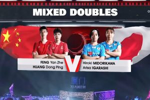 2025年 苏迪曼杯 SF 混双 冯彦哲&黄东萍[中国] vs [日本]绿川大辉&五十岚有纱