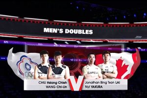 2025年 苏迪曼杯 G 男双 邱相榤&王齐麟[中国台北] vs [加拿大]赖炳瓒&矢仓尼
