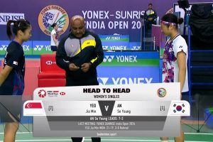 2025年 印度公开赛 QF 女单 杨佳敏[新加坡] vs [韩国]安洗莹