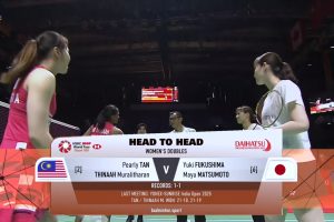 2025年 印尼大师赛 QF 女双 陈康乐&蒂娜·穆拉利塔兰[马来西亚] vs [日本]福岛由纪&松本麻佑