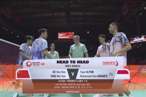 2025年 印尼大师赛 QF 男双 谢浩南&曾维瀚[中国] vs [印尼]法贾尔·阿尔菲安&穆罕默德·里安·阿迪安托