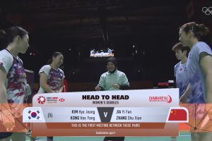 2025年 印尼大师赛 SF 女双 金慧贞&&孔熙容[韩国] vs [中国]贾一凡&张殊贤