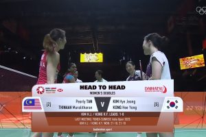2025年 印尼大师赛 F 女双 陈康乐&蒂娜·穆拉利塔兰[马来西亚] vs [韩国]金慧贞&孔熙容