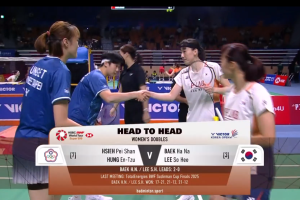 2025年 韩国公开赛 QF 女双 谢沛珊&洪恩慈[中国台北] vs [韩国]白荷娜&李绍希