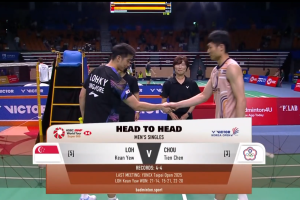 2025年 韩国公开赛 QF 男单 骆健佑[新加坡] vs [中国台北]周天成