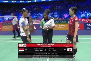2025年 世界锦标赛 R16 女单 瓦尔达尼[印尼] vs [日本]宫崎友花