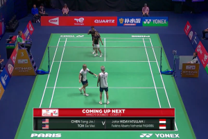 2025年 世界锦标赛 R16 混双 陈堂杰&杜颐沩[马来西亚] vs [印尼]贾法尔·希达亚图拉&费利沙·艾伯塔·纳撒尼尔·帕萨里布