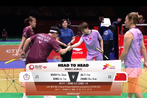 2025年 李宁香港公开赛 QF 女双 谢沛珊&洪恩慈[中国台北] vs [中国]贾一凡&张殊贤