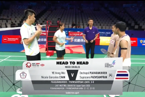 2025年 李宁中国大师赛 QF 混双 叶宏蔚&詹又蓁[中国台北] vs [泰国]德差波·普瓦拉努克罗&苏皮萨拉·帕维斯坦帕