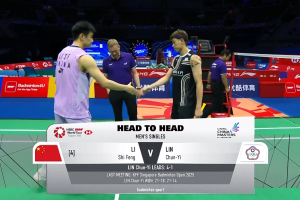 2025年 李宁中国大师赛 QF 男单 李诗沣[中国] vs [中国台北]林俊易