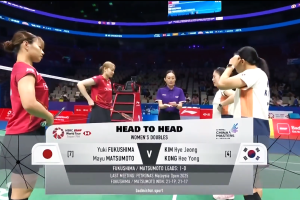 2025年 李宁中国大师赛 QF 女双 福岛由纪&松本麻佑[日本] vs [韩国]金慧贞&孔熙容