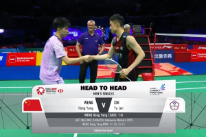 2025年 李宁中国公开赛 QF 男单 翁泓阳[中国] vs [中国台北]戚又仁