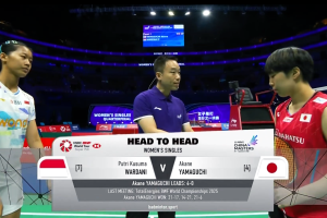 2025年 李宁中国公开赛 QF 女单 普特里·库苏玛·瓦尔达尼[印尼] vs [日本]山口茜