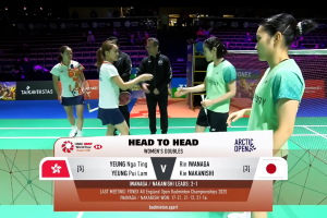 2025年 北极公开赛 QF 女双 杨雅婷&杨霈霖[中国香港] vs [日本]岩永铃&中西贵映