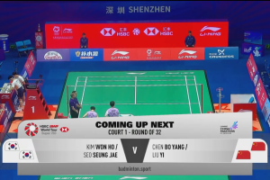 2025年 李宁中国大师赛 R32 男双 金元浩&徐承宰[韩国] vs [中国]陈柏阳&刘毅