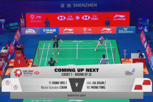 2025年 李宁中国大师赛 R32 混双 叶宏蔚&詹又蓁[中国台北] vs [中国]高家炫&吴梦莹